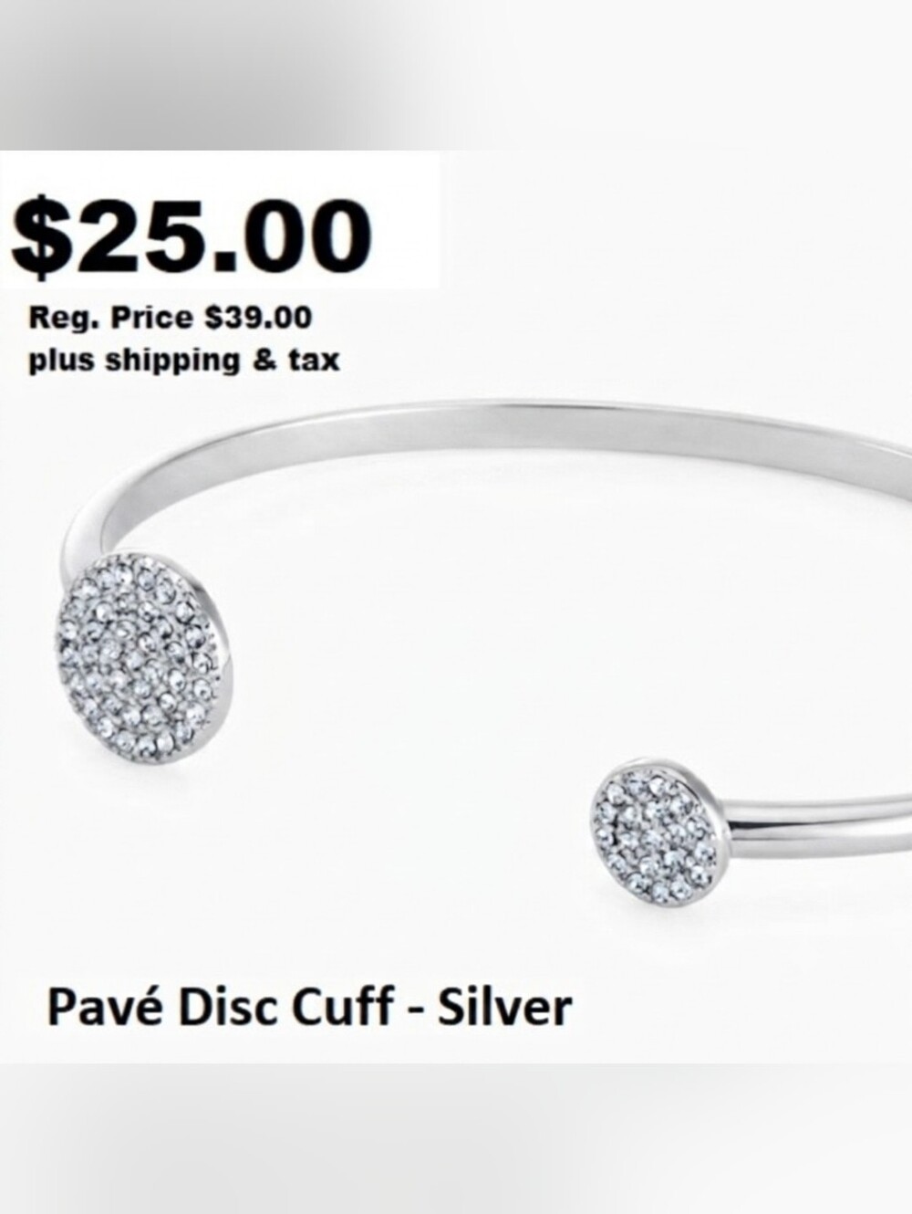 Pavé disc cuff